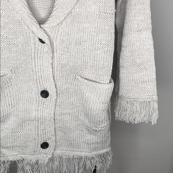 Grey fringe sweater - Picture 4 of 8